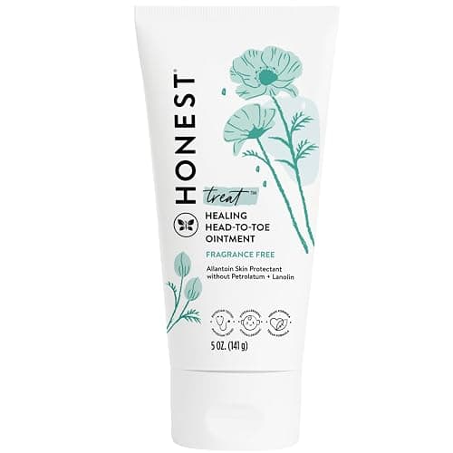 The Honest Company Head to Toe Multi-Purpose Healing Ointment, Safe for Sensitive Skin, Hypoallergenic, Fragrance-Free, Vegan, 5 oz - Image 1