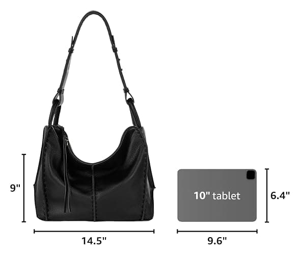 The Sak Los Feliz Hobo Purse - Premium Large Leather Women's Handbag for Everyday & Travel - Durable Purse With Zipper Pocket thumbnail 3