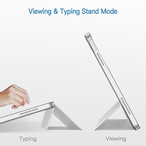 JETech Case for iPad (A16) 11th/10th Generation (2025/2022), Slim Stand Hard Back Shell Cover with Auto Wake/Sleep (White) thumbnail 5