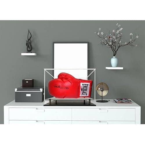Clear Boxing Glove Display Case,Self-Assembly Acrylic Baseball Glove Display case for Full Size,Football Glove Display Case Holder Showcase.Baseball Mitt Ball Display Case with Black Base Riser Stand thumbnail 9