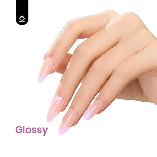 Beetles Pink Gel Polish - Fairy Tale 15ML/0.51Fl Oz, Pastel Light Pink Gel Nail Polish, Soak Off UV LED Lamp Nail Art, Long-Lasting Manicure Salon DIY Home Bright Summer Nails thumbnail 3