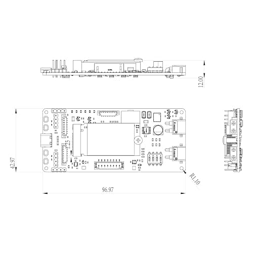 Meshtastic MeshSolar BMS Board BLE/LoRa Connectivity Dev Board Low-Power Devices 18-24V Solar MPPT USB PD3.0 Charging Support 1-4 Cells Configurations (LFP US PD 20V-915MHz) thumbnail 9