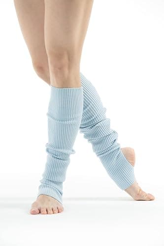 SERICI Leg Warmers & Socks for Women's Dance & Yoga - Open Toe & Heel - Eighty's 80s Ribbed Party & Sports Socks thumbnail 3