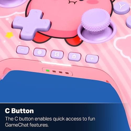 PowerA Advantage Wireless Controller for Nintendo Switch 2 - Kirby PuffOfficially Licensed, Hall Effects, Mappable Buttons, Pro Controller, C Button, Motion Controls thumbnail 7
