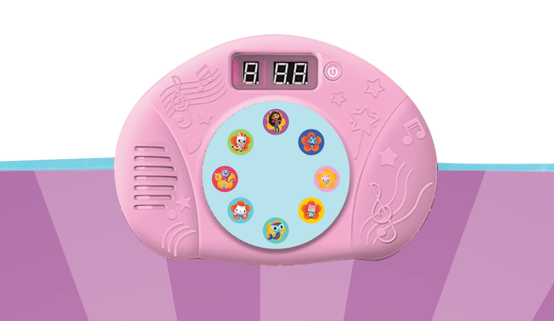 Lexibook, Gabby's Dollhouse, Electronic Dance Floor Mat, Illuminated Keys, Built-in Speaker, Purple, DM10GDH thumbnail 3