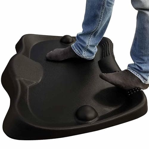 MotionGrey Cushioned Standing Desk Mat - Comfortable Anti Fatigue Mat - with Supportive Thick Kitchen Mat Foam - Perfect Standing Comfort Mat for Standing Desk with Ergonomic Ridge Pattern Surface - Image 1