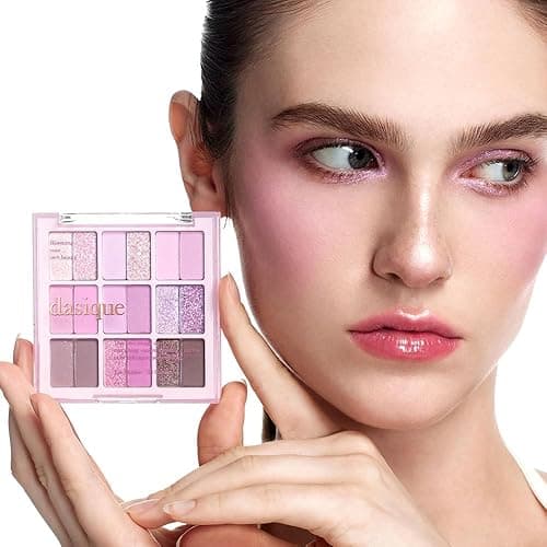 dasique Shadow Palette #18 Berry Smoothie 7g I 9 Blendable Shades in Smooth Matte and Shimmer Finishes with Gorgeous Pearls | Eye Makeup Palette | Cruelty Free | K-beauty - Beige thumbnail 4