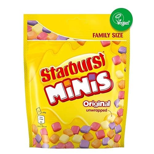 Starburst Minis Original Fruit Sweets, Family Size Pouch, 176 g - Image 1
