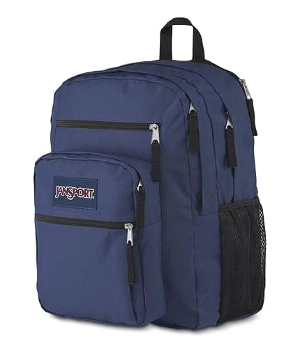 JanSport Laptop Backpack - Computer Bag with 2 Compartments, Ergonomic Shoulder Straps, 15” Laptop Sleeve, Haul Handle - Navy - One Size - Navy thumbnail 7