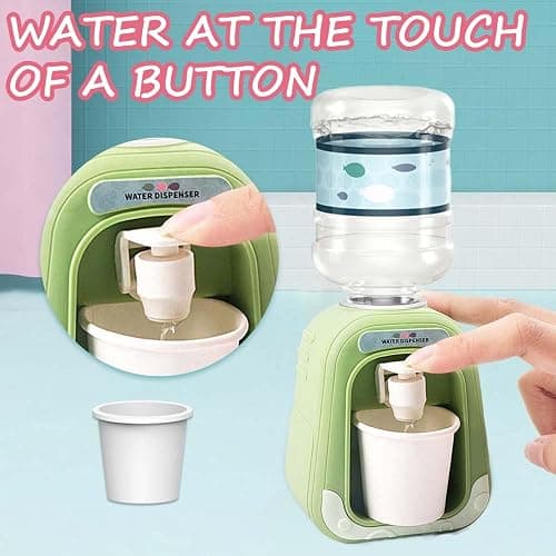Micellar Water Dispenser, 2025 Upgrade Makeup Remover Dispensers Drinking Water Fountains Miniature, Mini Water Dispenser Makeup Remover Container Mini Micellar Dispensers Machine (Pink) thumbnail 3