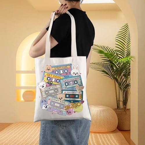 UJIMS Stay Fandom Gifts Korea-Pop Boy Group Tote Bag Korea-Pop Music Lover Merch thumbnail 5