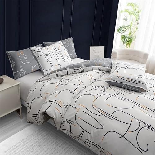 Pamposh King Size Duvet Cover Sets Premium Brushed Microfiber Duvet Cover King Size Ultrasoft Hypoallergenic Reversible 3 PCS Bedding Set With Zipper Closure thumbnail 5