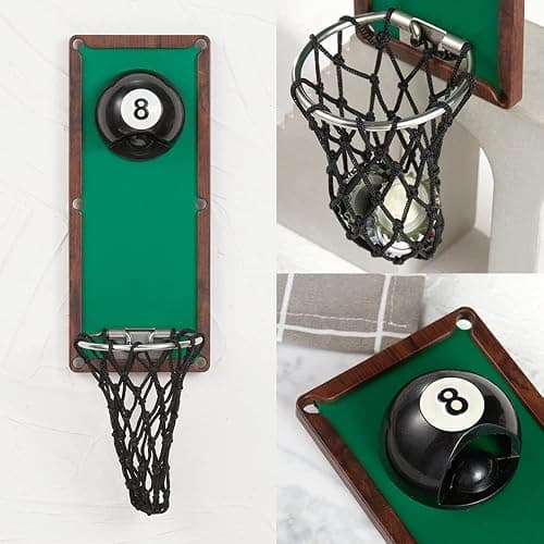 Arola Magnetic Billiard Ball Bottle Opener, Removable Metal Wall Mounted Opener with Cap Catcher Collector, Birthday Gift for Billiards Enthusiast, Beer Lovers and Men, as Kitchen Yard Bar Decoration thumbnail 7