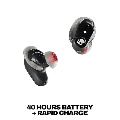 Skullcandy Method 360 ANC Wireless Earbuds with Sound by Bose - True Black | In-Ear Fit, Premium Active Noise Cancellation, 40 Hours Battery, Sweat and Water Resistant, Microphone for iPhone Android thumbnail 5