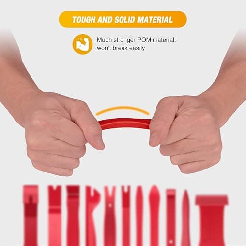 GOOACC 40Pcs Trim Removal Tool,Auto Terminal Removal Key Tool,Auto Clip Pliers Stereo Removal Tools,Car Upholstery Repair Removal Kit,Precision Hook and Pick Set,Wiring Threader,Car Film Scraper thumbnail 5