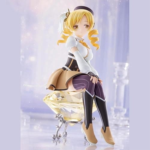 YLQANONG Tomoe Mami Figures Anime KanameMadoka Akemi Homura Figure Statues PVC Anime Action Figurine Desk Decoration 20CM thumbnail 2