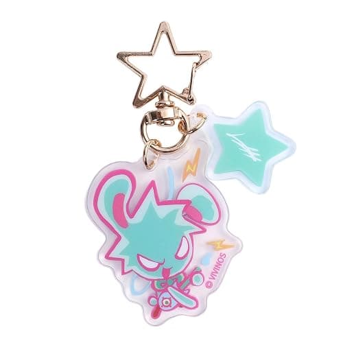 YJacuing Alien Stage Rabbit Series Chibi Acrylic Keychain, Officially Licensed Anime ALNST Collectible Bag Charm Pendant - Image 1