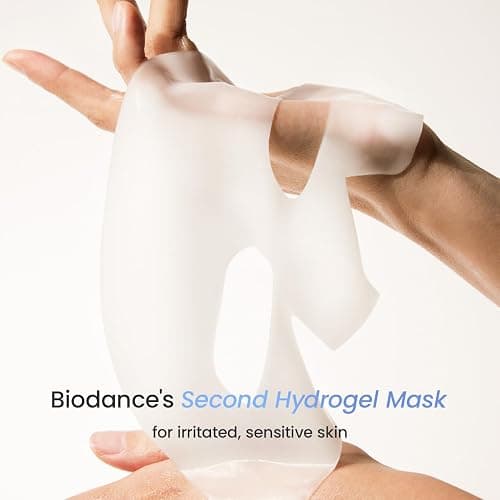BIODANCE Hydro Cera-nol Real Deep Mask, Overnight Hydrogel Mask, Hydrating Facial Mask For Sensitive Skin, Redness Reducing & Quick Soothing Effect, Korean Skincare, Stocking Stuffers |1.19oz(34g)x4ea thumbnail 3