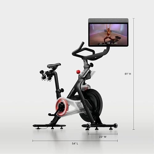 Peloton Exercise Cross Training Bikes, Indoor Stationary Spin Bikes for Home Workouts, Space-Friendly Exercise Equipment for Cardio and strength Workout & Indoor Cycling thumbnail 11