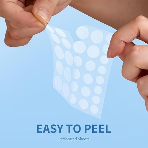 Daolyo Pimple Patches for Face, 4 Size 300 Counts Acne Patches, Hydrocolloid Patches for Covering Zits and Blemishes, Spot Stickers with Salicylic Acid, Tea Tree Oil & Calendula Oil thumbnail 7