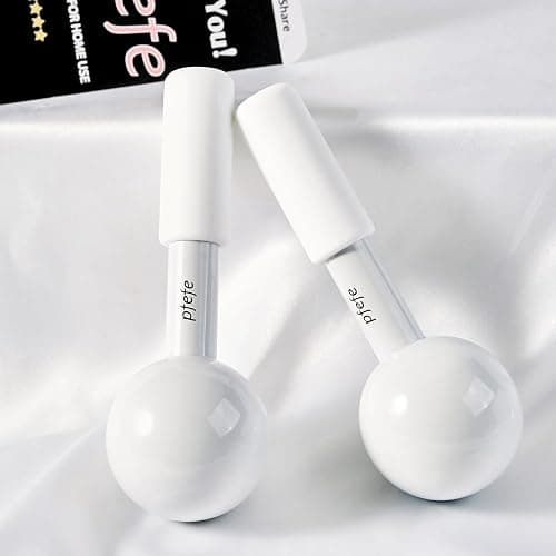 Pfefe Ice Globes for Face & Eyes, Unbreakable Stainless Steel Cryo Sticks for Beauty Routines, Facials Cold Roller Cooling Globes for Puffiness, Wrinkles, Dark Circles, Headaches thumbnail 7