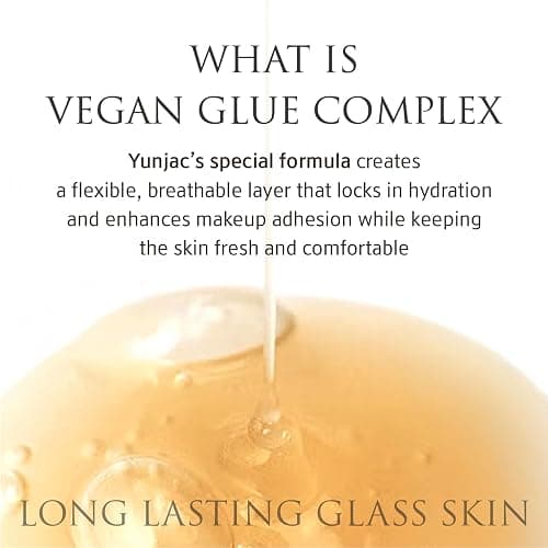 YUNJAC YUNJAC Base Prep (0.85 fl oz) - Grip Primer, Skin Perfecting Makeup Base for Korean Skin Prep. Silicone-Free, Serum Texture for Glowing, Flawless, and Long-Lasting Makeup thumbnail 5