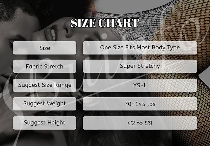 Buitifo Woman Thigh High Garter Stockings Patterned Tights Fishnet Pantyhose thumbnail 6