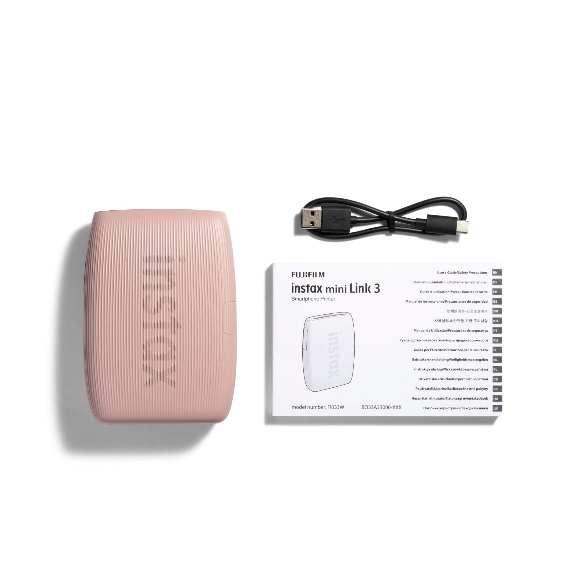 Instax Fujifilm Mini Link 3, Rose Pink thumbnail 7