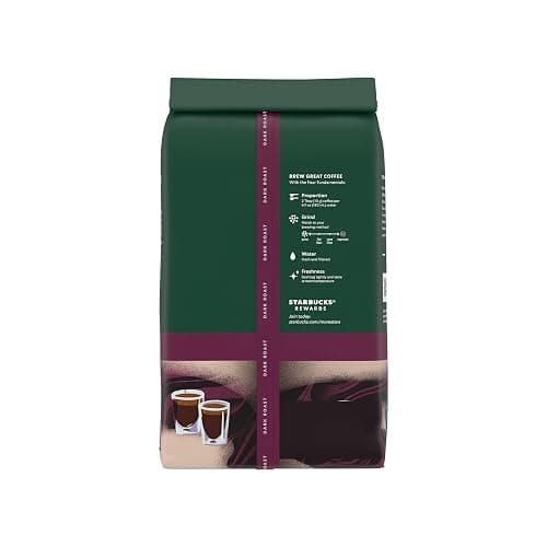 Starbucks Whole Bean Coffee, Dark Roast Coffee, Espresso Roast, 100% Arabica, 1 bag (18 oz) thumbnail 7