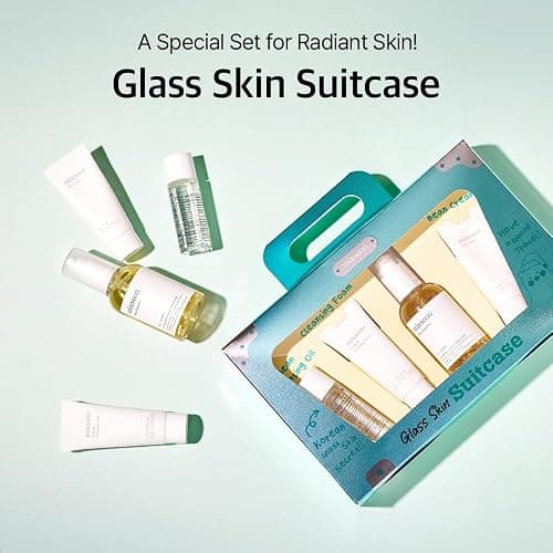 mixsoon Glass Skin Suit Case Set-5-Step Skincare Kit - Hydrating and Radiance-Cleansing Oil, Foam, Essence, Cream 105ml / 3.55 fl.oz. Korean Glass Skin Care thumbnail 6