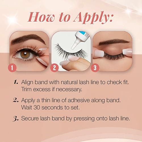 Ardell Naked Lashes 420 – Lightweight Natural Strip Lashes with Invisiband, Reusable False Eyelashes, Multipack, 4 Pair, 1 Pack thumbnail 8
