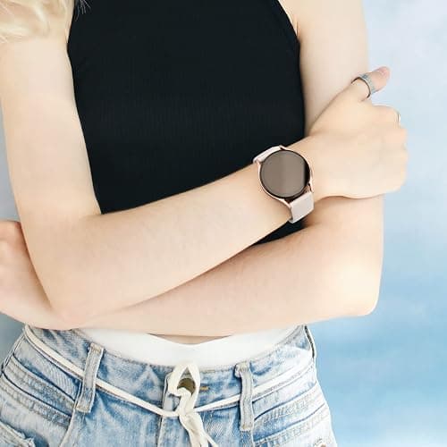 Meliya 20mm 22mm Quick Release Watch Band Soft Silicone Breathable Replacment Sport Watch Straps for Women Men thumbnail 9