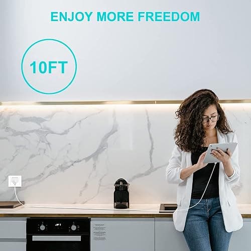 iPad Pro Charger,20W USB C Fast Charger with 10FT Long Fast Charging Cord for iPad Pro 12.9 5th/4th/3rd,11 inch 3rd/2nd,13 inch M4,iPAD Air 5th/4th Generation/13/11 M3 M2,iPad 10th/11th(A16),Mini A17 thumbnail 7