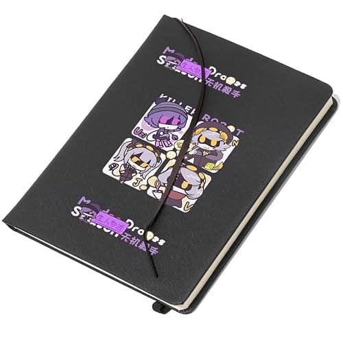Murder Uzi Drone Notebook, 8.3 x 5.5 Inch, 76 Sheets / 152 Pages Diary, Cartoon Journal Book for Women Men, Thick Paper Drawing Book - Image 1