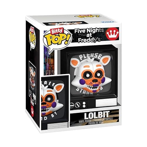 Funko Pop! Bitty 4pk: Five Nights at Freddy's - Withered Golden Freddy, Marionette, Lolbit, & Sun/Moon - 1 in 6 Chance for Eclipse - 0.9 Inch (2.2 Cm) Collectable - Stackable Display Shelf Included thumbnail 5