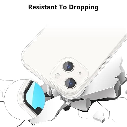 Vancle Case for iPhone 13 Phone Case, Camera Protection Ultra Slim Clear Soft TPU Case for iPhone 13 6.1-inch Anti-Scratch Shockproof Bumper Cover thumbnail 2