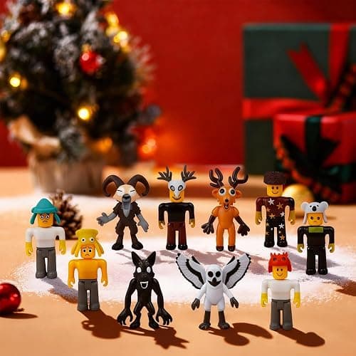 QIOJIRMU 99 Nights in The Forest Action Figure Toys, 3.8"& 2.8" Collectible Game Character Set, Gift for Fans, Kids, Collectors, Home Decor (10 Pack) thumbnail 4
