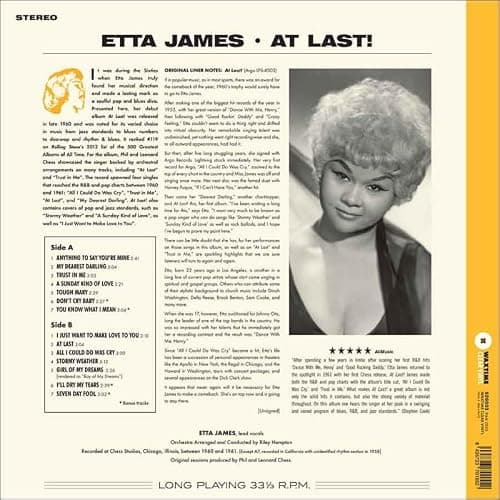Etta James - at Last Limited Version Crystal Clear Clear thumbnail 2