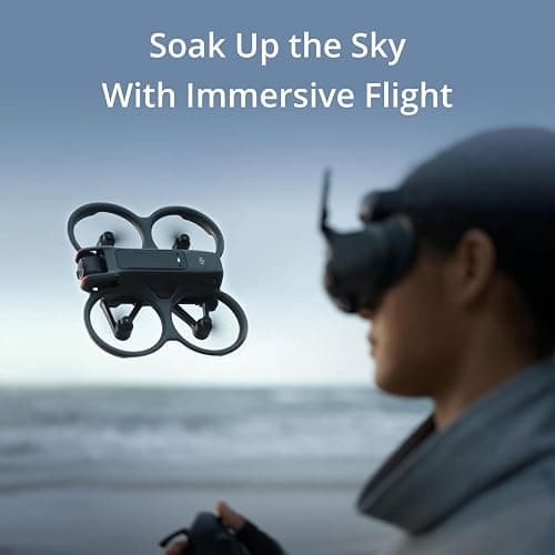 DJI Avata 2 Fly More Combo (1 Battery), FPV Drones with Camera for Adults 4K, Immersive Experience, Built-in Propeller Guard, Easy Flip/Roll, FAA Remote ID Compliant, POV Content Drone, Black thumbnail 3