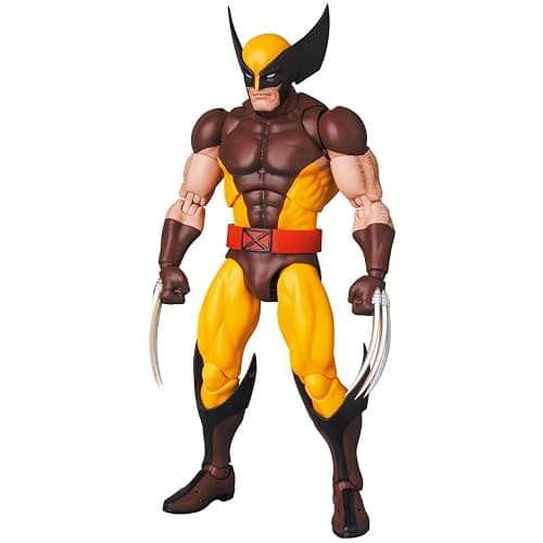 Lingtoolator MAFEX No. 138 Wolverine (BROWN COMIC Ver.) Total Height: Approx. 5.7 inches (145 mm), Painted Action Figure thumbnail 10