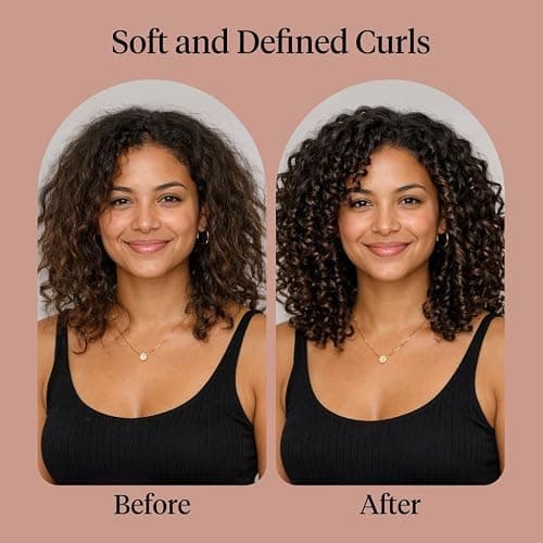 Kitsch Moisturizing Curl Cream for Curly Hair – Lightweight Curly Hair Products for Men & Women | Defines Curls, Controls Frizz & Boosts Shine | Hydrating Curling Cream thumbnail 4