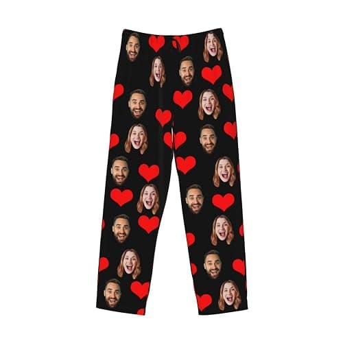 Personalized Pajamas With Face Photo for Men - Custom Funny PJ Pants - Unique Gifts thumbnail 4