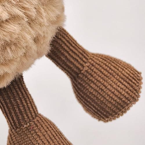 MUALML Cute Peanut Plush Toy, 6" Soft Peanut Stuffed Animal Funny Food Plushies with Legs, Adorable Smile Peanut Birthday Gift for Kids Girls Boys thumbnail 5