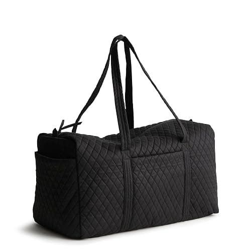 Vera Bradley Women's Premium Cotton Large Original Duffel Bag, Moonless Night, One Size - Image 1