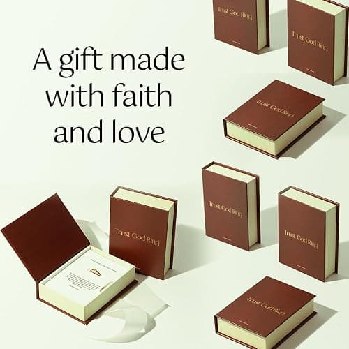 SILVER TRUST GOD RING with GIFT BOX (Adjustable) thumbnail 9