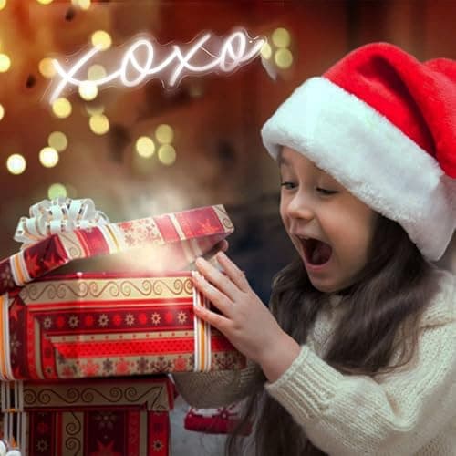 Ulalaza Neon Light Sign LED XOXO Night Lights USB Operated Decorative Marquee Sign Bar Pub Store Club Garage Home Party Decor - Xoxo 4 thumbnail 2