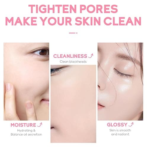 Skin Care Set Sakura Women Beauty Gift Sets Korean Skin Care Kit- Cleanser,Serum,Face Cream,Toner,Eye Cream,Mud Mask-Skin Care Routine Kit (One Size, Cherry Blossom-StyleB-Luxury Moisturizing) thumbnail 4