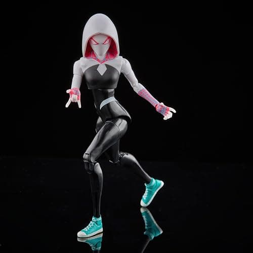 Marvel Legends Series Spider-Man: Across The Spider-Verse Spider-Gwen 6-inch Action Figure Toy, 4 Accessories thumbnail 7