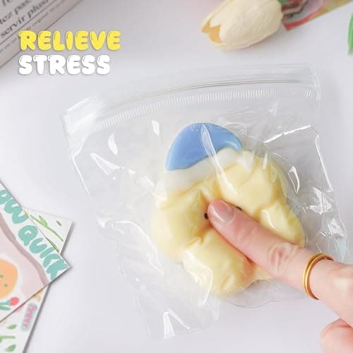 Taba Squishy Toys,Valentines Cat Paw Cute Kawaii Squeeze Toys ,Sticky Squishy Fidget Toys Silicone Squeeze Toy for Stress Relief,Cute Soft Toys,Best Valentines Gift for Anniversary (Star) thumbnail 3