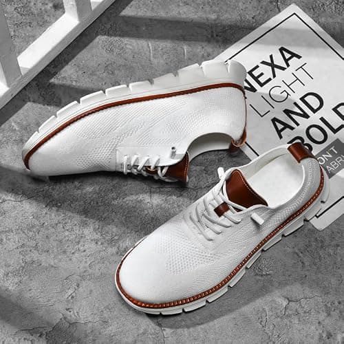 Wearbreeze Men’s Business Casual Oxford Sneakers – Lightweight Lace-Up Dress Shoes for Work, Travel & Daily Commute thumbnail 3